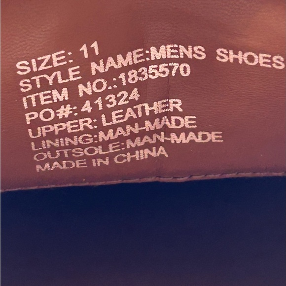 Perry Ellis Men’s Brown Leather Oxford Dress Shoes – Size 11 NWT - Picture 11 of 12